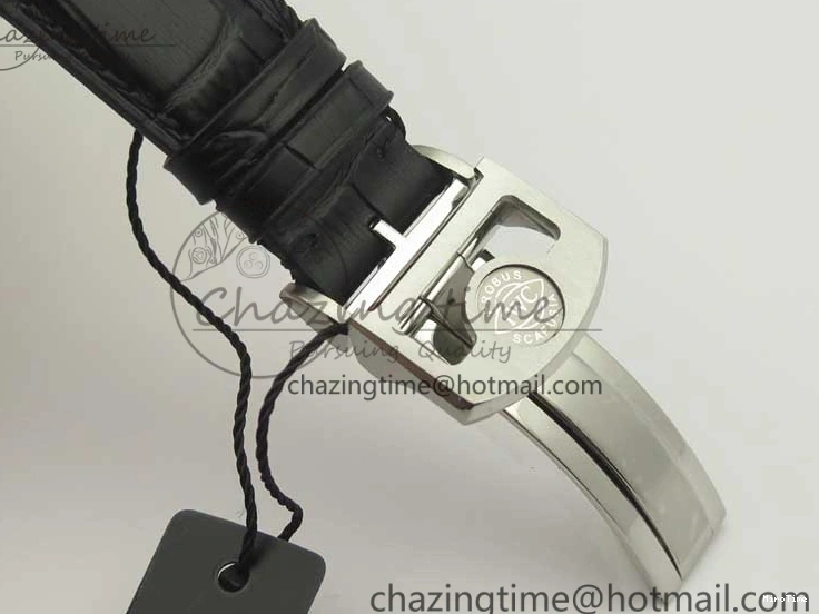 MIROTIME 0320 Portuguese Chrono SS ZF 1:1 Best Edition Gray Dial SS On Black Leather Strap A ZipUp 7215